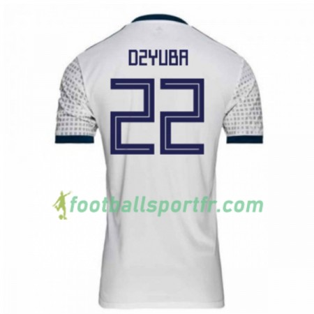 Tenue Russie Dzyuba 22 Exterieur Coupe du monde 2018 Maillot de Foot